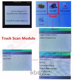 NEXAS NL102P Heavy Duty Truck Diagnostic Scanner Code Reader DPF Regen Oil Reset