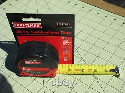 NOS Craftsman Professional USA 37394 Heavy Duty 25ft Self-Locking Tape Measure