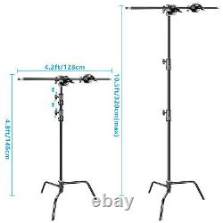 Neewer 100% Heavy-Duty Steel C-Stand, Professional Photography Light Stand
