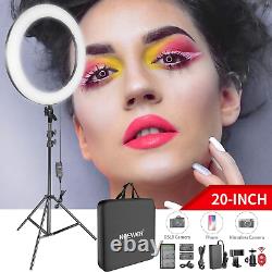 Neewer 20-inch LED Ring Light Kit 144W Dimmable Circle Light 12M Pro Light for