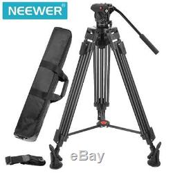 Neewer Professional Heavy Duty Video Camera Tripod, 64 inches/163 centimeters