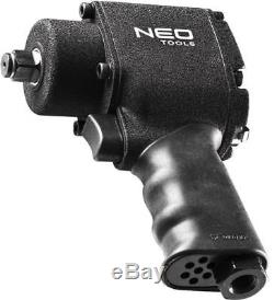 Neo professional short 1/2 air impact wrench 675 Nm heavy duty (Neo 12-020)