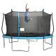 New Bounce Pro 14 Foot Trampoline With Enclosure Blue Heavy Duty Rust Resistant
