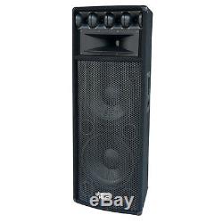 New Pyle PADH212 1600W Heavy Duty 7 Way Pa Loud-speaker Cabinet DJ Pro