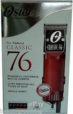 OSTER Professional CLASSIC 76 Hair Clipper 76076-010 Blades 76918-086 76918-026