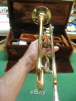 Olds Recording Trumpet Near Mint 1 Owner WoW! Heavy Duty Case and 2 Old MP's