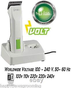 Oster VOLT CORDLESS Lithium HEAVY DUTY CLIPPER SET-TWO #10 Blades Pet Grooming