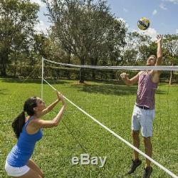 Outdoor Volleyball Net Professional Sport Regulation Heavy Duty Set 32FT Lx3FT W