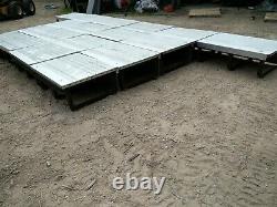 PORTABLE ALUMINUM SECTIONAL STAGE 18 PIECES 48x32 HEAVY DUTY PROFESSIONAL