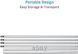 PROAIM Heavy Duty Portable 12Ft Straight Professional Aluminium Tripod Dolly Rai