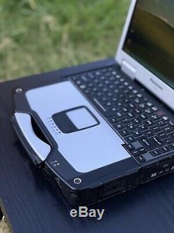 Panasonic Toughbook Rugged 500 GB HDD Laptop Office Windows XP SP3 Touch Screen