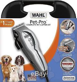Pet Professional Thick Hair Complete Heavy Duty Dog Fur Grooming Clipper Kit Set
