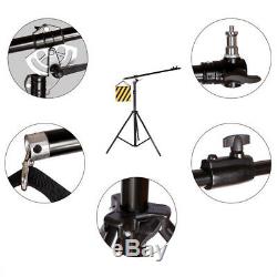 Photo Boom Light Stand Arm Kit 500cm Professional 2in1 Heavy Duty 7KG Extendable