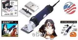 Pro Dog Grooming Clippers for Thick Coats Heavy-Duty Large Dog Shaver Set