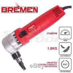 Professional 1700RPM Electric Nibbler Corded Power Tool Heavy Duty Cutter Bremen