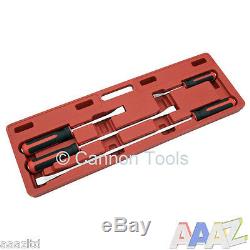 Professional 4pc heavy duty pry bar set with Storage Case, Heavy Duty Pry Bars