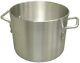 Professional Aluminum Stock Pots Heavy Duty Commercial Grade, Thick Walled Pans