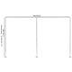 Professional Backdrop Stand Pipe Kit 10'x10'/10'x 20' Heavy Duty Background Pipe