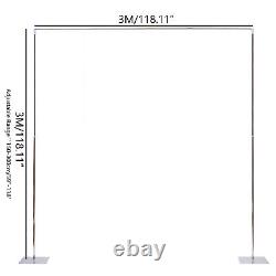 Professional Backdrop Stand Pipe Kit, 3X6M 3X3M Heavy Duty Background Pipe Pole