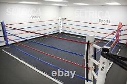 Professional Boxing Ring Mat Heavy Duty Canvas Cover Mma Judo 18 Ft Black