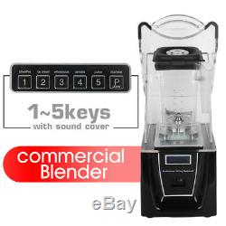 Professional Commercial Bar Blender Heavy Duty Food Processor Mixer Quiet One