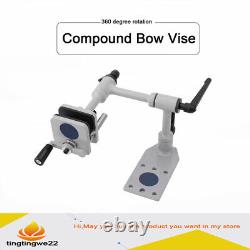 Professional Compound Bow Vise 360° Adjustable Heavy Duty Archery Tool USA