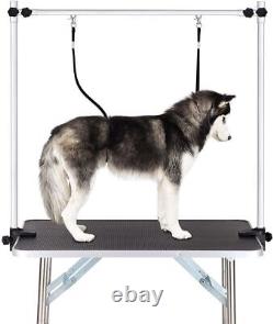 Professional Dog Pet Grooming Table Large Adjustable Heavy Duty Portable wArm