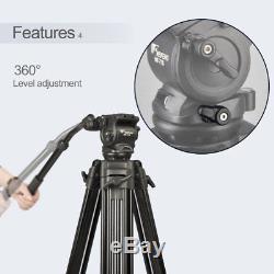 Professional Heavy Duty 1.8M Tripod Weifeng718 Video Camcorder DSLR Cam Studio