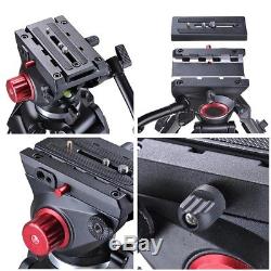 Professional Heavy Duty 72 DV Video Camera Tripod Stand withFluid Pan Head Kit