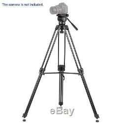 Professional Heavy Duty Camcorder Camera Tripod Stand with Fluid Head For Camera