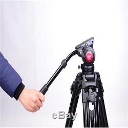 Professional Heavy Duty DV Video Camera Tripod For DSLR Canon Nikon Sony Camera
