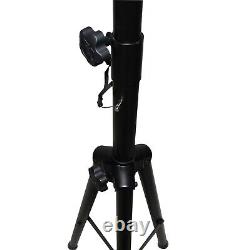 Professional Heavy Duty Tripod Speaker Stand Sets (4 Total Stands) with Bags