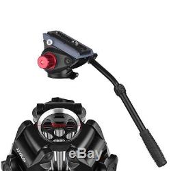 Professional Heavy Duty Tripod Stand Fluid Ball Head DigitalSLR Camera Camcorder