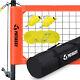 Professional Heavy Duty Volleyball Net Outdoor With Adjustable Height Poles/bags