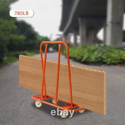 Professional Heavy-duty Dry-type Wallboard Trolley Drywall Sheet Cart 780lbs New