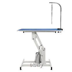 Professional Hydraulic Grooming Table Adjustable and Heavy Duty in Blue