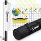 Professional Portable Volleyball Net Set With Heavy Duty Poles Ball Pump Outdoor
