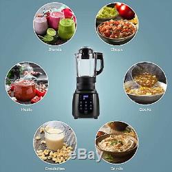 Professional Smoothie Blender Heating 1200W High Speed Commercial Heavy Duty NEW