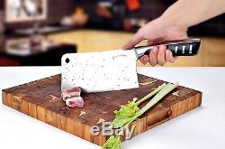 Professional Stainless Steel Chef Butcher Knife Heavy Duty Meat Cleaver Chopper