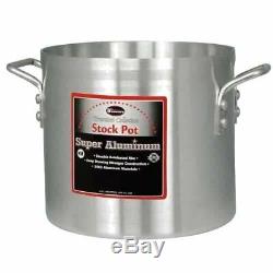 Professional grade Aluminum Stock Pots Heavy duty commercial, thick NSF pans