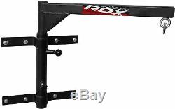 RDX Heavy Duty Gym Pro Punch Bag Folding Steel Wall Bracket Hanging Boxing Stand