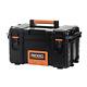 Ridgid 22 In. Pro Tool Box Portable Storage Heavy Duty Organizer Durable Black
