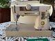 Singer 401a Sewing Machine Just Professionally Serviced Slant-o-matic Heavy Duty