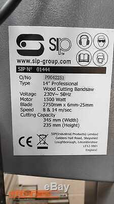 SIP 14 Professional Heavy-Duty Bandsaw, 230V