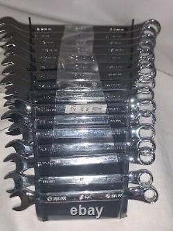SK PROFESSIONAL TOOLS 86223 16 Piece Combination Metric Wrench Set Chrome 6-22mm