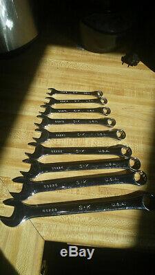 SK PROFESSIONAL TOOLS Combo Wrench Set, SAE, 1/4 to 1-1/4 in, 16 Pc, Made in USA