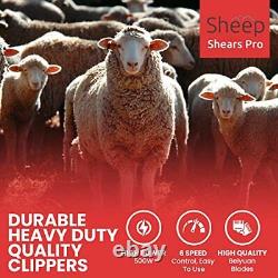 Sheep Shears Pro 110V 500W Professional Heavy Duty Electric Shearing Red
