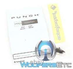 Single Pp4-t Rockford Fosgate 1.5 Pro 4-ohm Punch Heavy Duty Loud Tweeter New