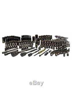 Stanley Professional Grade Black Chrome Socket Set with 229 Pieces