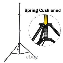Studio Light Stand x2 3m Heavy Duty Adjustable Professional Tripod Spring Spigot